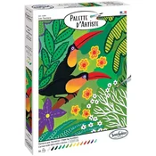 Set za bojanje po brojevima Sentosphere Palette dartiste - Tukan