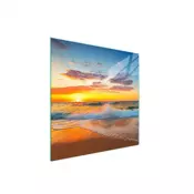 shumee STEKLENA ZAŠČITNA PLOŠČA ZA ŠTEDILNIK 50x52 SEA