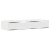 Ladice za krevet Bijelo 100 x 36,5 x 16,5 cm Konstruirano drvo