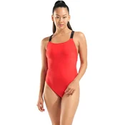 Arena elastic solid swimsuit red s - uk32