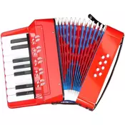 GOLDENCUP JP1708 17 MONOPHONIC 8 BASS RED OTROŠKA HARMONIKA