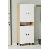 Hanah Home cipelarnik Jerma, 63,5 cm, hrast Sonoma / beli