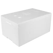 shumee Termobox termo škatla iz stiropora s pokrovom, certifikat PZH, 580x380x285 mm, 32 l