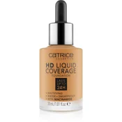 Catrice HD Liquid Coverage Foundation vodoodporni tekoči puder z mat učinkom odtenek 066 Warm Toffee 30 ml