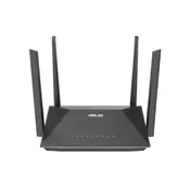 ASUS RT-AX52 AX1800 Dual-Band WiFi 6 (802.11ax) Extendable Usmerjevalnik, Instant Guard, Parental Control Scheduling, Built-in VPN, AiMesh Compatible - 90IG08T0-MO3H00-A
