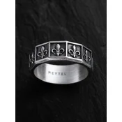 REYTEL Prstan FLEUR DE LIS srebrna