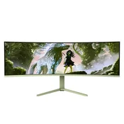 Arozzi Nova 49” Curved computer monitor 124.5 cm (49) 5120 x 1440 pixels Dual QHD LED Green