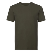 Olive Mens T-shirt Pure Organic Russell