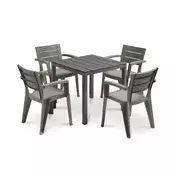 Set vrtnega pohištva Orin 4+1 cappuccino