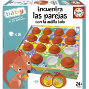 Educa Baby Poiščite pare z veverico Lolo
