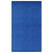 Vidaxl Pralni predpražnik moder 90x150 cm