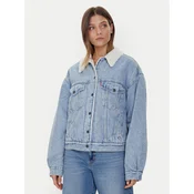 Levis® Jeans jakna Sherpa Trucker 90s A4435-0010 Modra Loose Fit