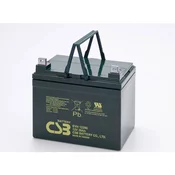 CSB Battery Svinčev akumulator 12 V 39 Ah CSB Battery EVH 12390 EVH12390 svinčeno-koprenasti (AGM) (ŠxVxG) 196x178x155 mm M6 vijačni
