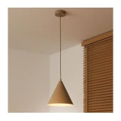 Duolla - Luster na sajli IRONLINE 1xG9/3W/230V precnik 25 cm bež