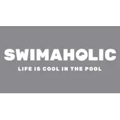 Swimaholic big logo microfibre towel grey