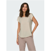 Cream womens blouse ONLY Vic - Women