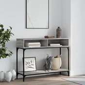 Konzolni stol boja hrasta 100 x 30,5 x 75 cm konstruirano drvo