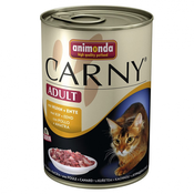 6x400g Animonda Carny Adult za mačkegovedina & jelen z brusnicami