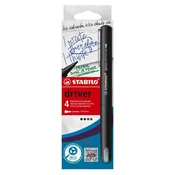 STABILO dr!ver komplet pisalnih listov - srednji - 4 kosi - zelen, rdeč, moder, črn