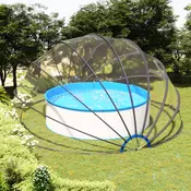 VIDAXL kupola za bazen (550×275cm)