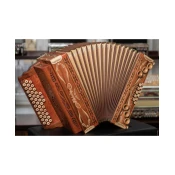 Diatonična harmonika Melodija, model META, sliva 3/III 37+3, A mano