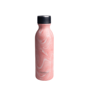 SmartShake Bohtal jeklena termovka 600ml, roza marmor