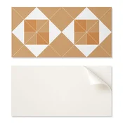 shumee Samolepilna vinilna dekorativna plošča s potiskom 120x60 cm geometrijski v odtenkih