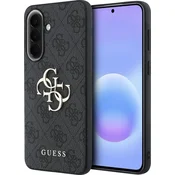 Guess PU 4G Metal Logo zadnji pokrov za Samsung Galaxy A57 siv
