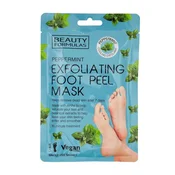 shumee Piling maska za stopala Beauty formulas z meto - 1 par