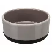 KERAMICKA POSUDA SA GUMOM 0,4l/12cm siva