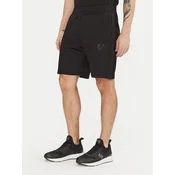 EA7 za moške. 7M000309_AF13526 Kratke hlače Gold Label black (S), Črna, Priložnostno, Šport, Večnamenski šport