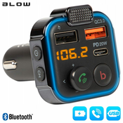 BLOW Transmiter FM Bluetooth 5.1+Qc3.0