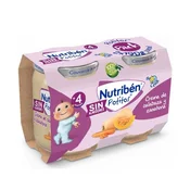 Pumpkin and carrot cream in a jar Nutribén 2 x 190 g