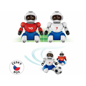 Igrača Zigybot Robofootball na daljinsko upravljanje, 2 kosa + 2 gola, 36x24 cm