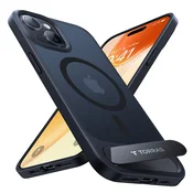 Premium ovitek Torras Pstand za iPhone 15 Pro Max - black