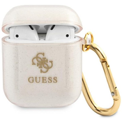 Guess GUA2UCG4GD AirPods cover gold Glitter Collection (GUA2UCG4GD)