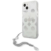 Guess GUHCP13SKSPESI iPhone 13 mini 5,4 silver hardcase Peony Chain Collection (GUHCP13SKSPESI)