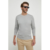 Pamučni pulover Pepe Jeans boja: siva, lagani