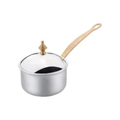 Saucepan, with lid, aluminum, 9cm/0.35L, Hanedan - Korkmaz