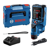 BOSCH Digitalni detektor D-Tect 200C (NAPAJANJE AA + AKUMULATOR) + L-BOXX + POLNILEC, (0601081601)