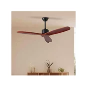 ZEVENTI - Plafonski ventilator CUENCA Wi-Fi Tuya crna/hrast + daljinski upravljac