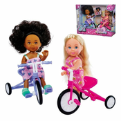 Dolls Evi Love Friends on bikes