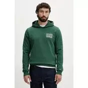 Lacoste pulover s kapuco moški bombažen