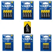 shumee VARTA SHD baterijski komplet Zn-C prstov AAA 4x3, AA 4x3 in 9V x1