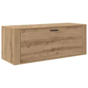 Vidaxl omara za čevlje artisan hrast 100 x 35 x 38 cm Konstruiran les