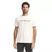 Tom Tailor Muška majica 1050136, Okrugli izrez, Bela