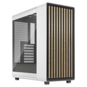 Fractal Design North Chalk White TG Glas FD-C-NOR1C-04, PC Midi-Tower Glas Seitenteil