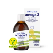 Arctic Blue Vegan Omega 3-6-9 alge, konopljino olje + olje morskih alg + vitamin D 400 IE, 150 ml