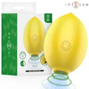 Intense KLITORALNI STIMULATOR Intense Moni - sesalni vibrator, vakuum, silikon, 10 načinov, limona
