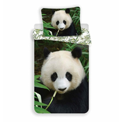 Pamučna dječja posteljina za krevet za jednu osobu 140x200 cm Panda – Jerry Fabrics